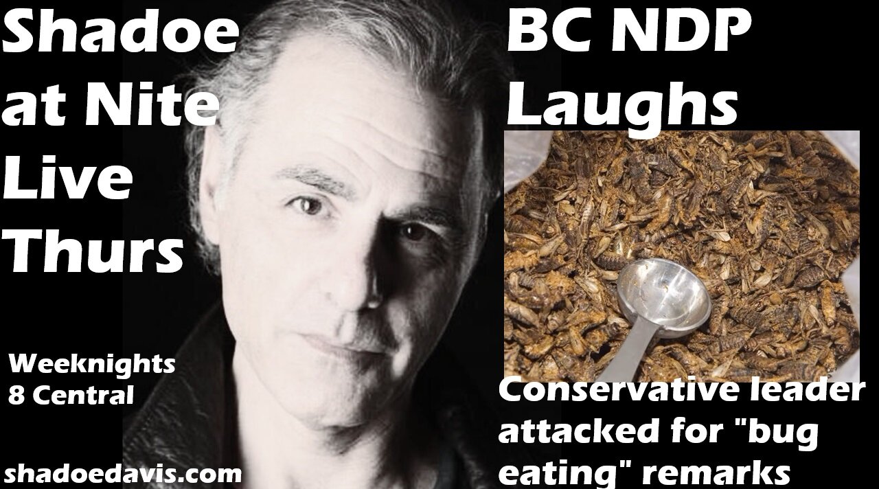 Oct. 10th/2024- BC NDP attack Rustad over "bug eating" remarks, Hurricane Milton