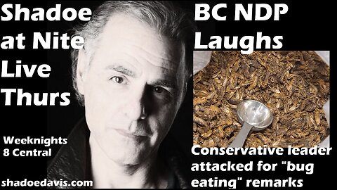 Oct. 10th/2024- BC NDP attack Rustad over "bug eating" remarks, Hurricane Milton