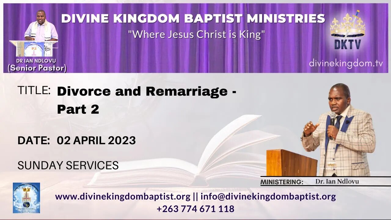 Divorce and Remarriage - Part 2 [02 April 2023]