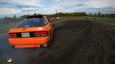 Rx7 v8 swap of Danny Manu - #418DriftDays @ Circuit Riverside Speedway, Ste-Croix (2021)
