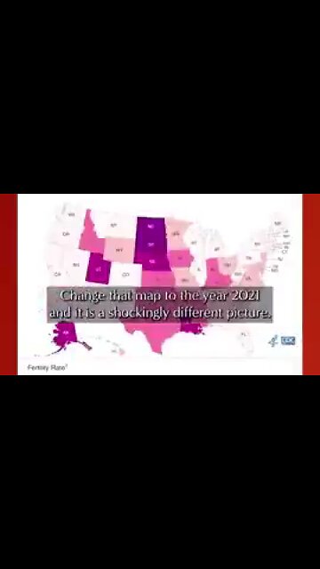 FERTILITY RATES PLUMMET IN AMERICA 💉