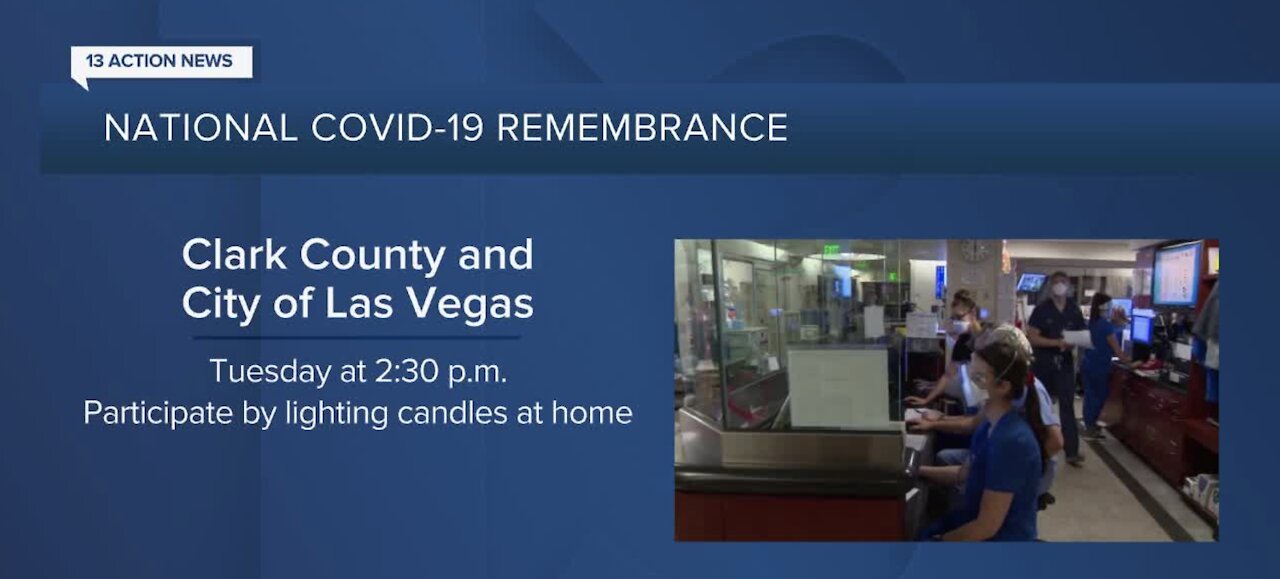 City of Las Vegas to participate in national COVID remembrance