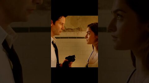 Tough question, great answer #constantine #keanureeves #rachelweisz #imthinking