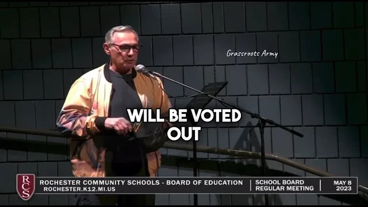 Grandfather SCOLDS Liberal School Board, "In 2024, Several Of You Will Be Voted Out."