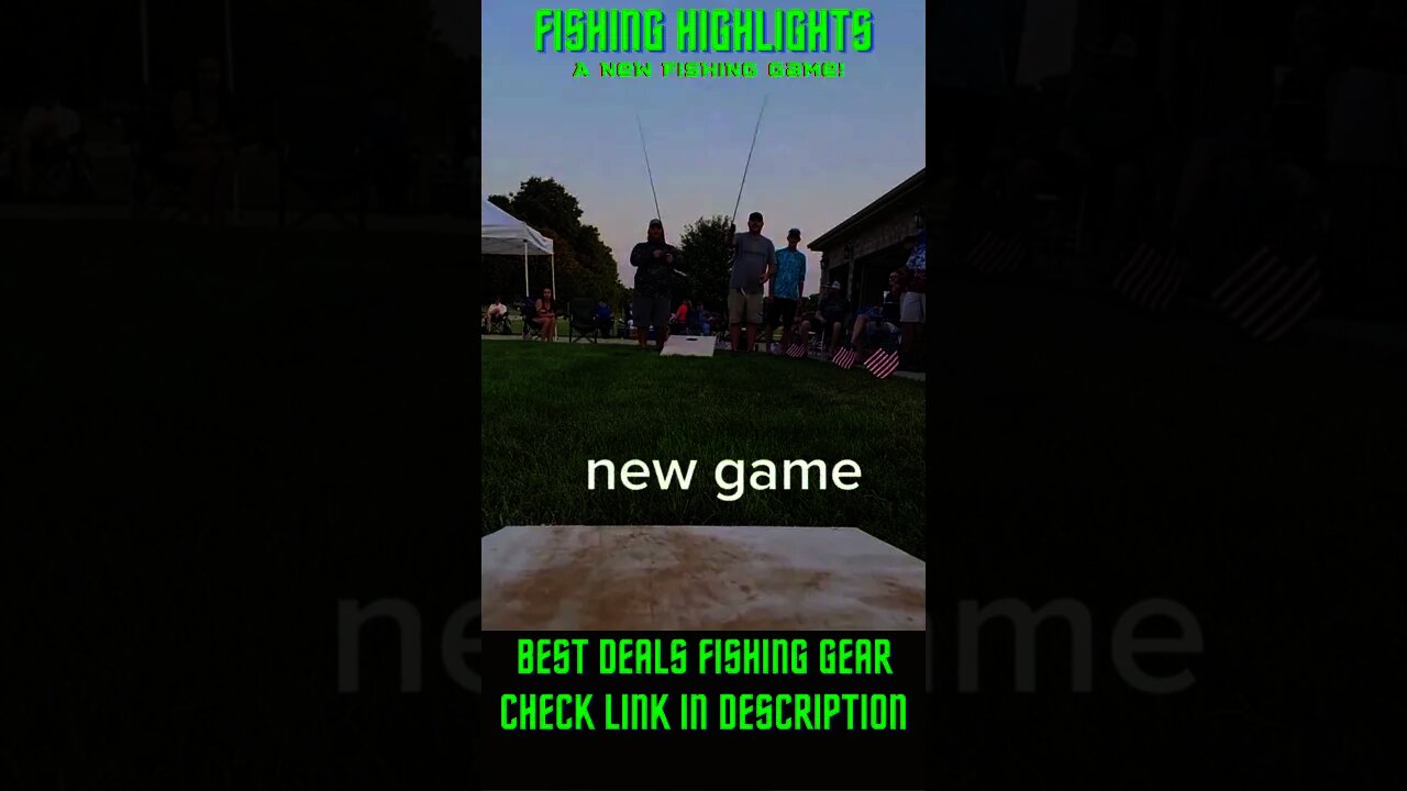 A New Fishing Game #Shorts #BassFishing, #DeepSeaFishing, #SaltWaterFishing #Fish #Fishing #Cornhole