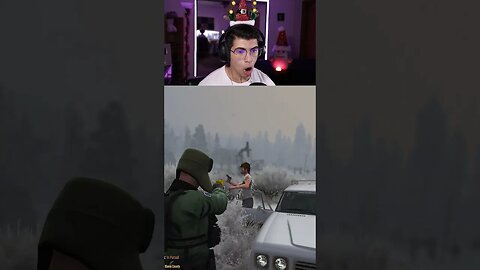 Fleeing suspect makes a bad move... #shorts #lspdfr #gta5