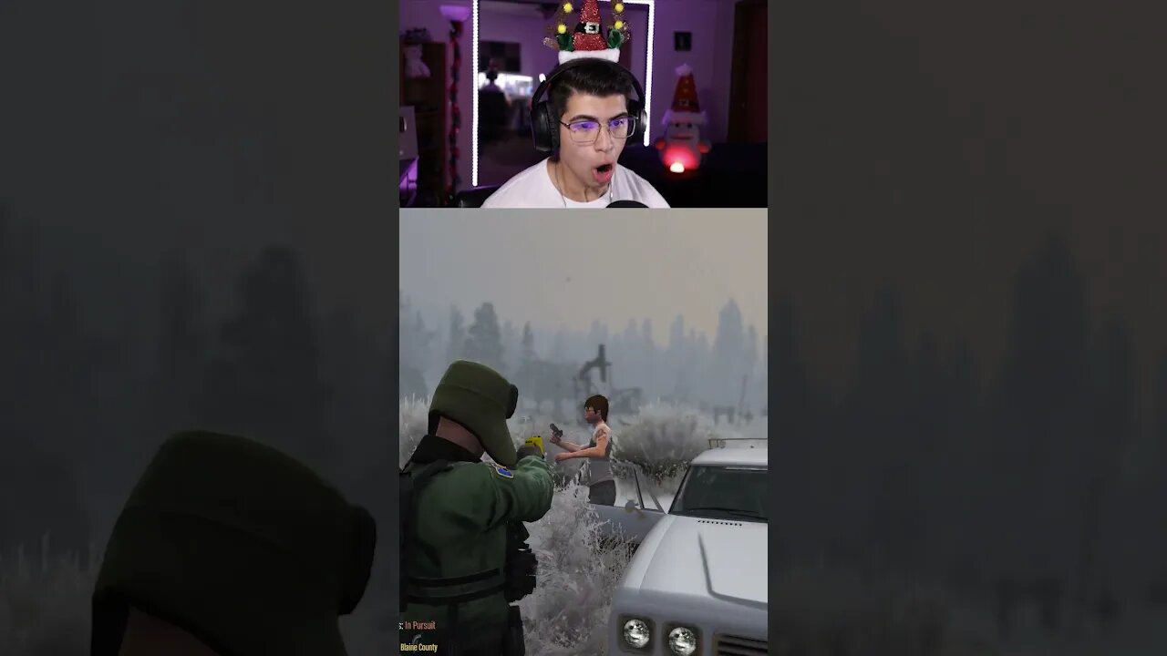 Fleeing suspect makes a bad move... #shorts #lspdfr #gta5