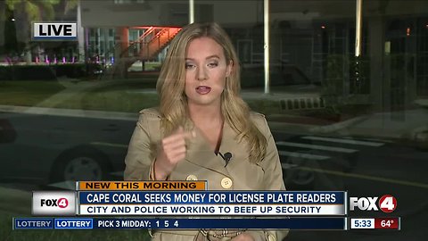 Cape Coral works to put in license plate readers for better security