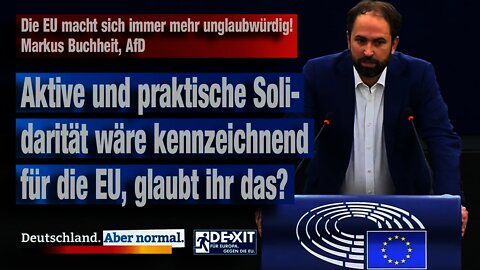 Die EU macht sich immer mehr unglaubwürdig! Markus Buchheit, AfD