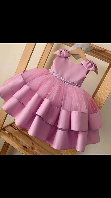ANNUAL SALE! Toddler Girl Tulle Bow Dress Baby Elegant Princess