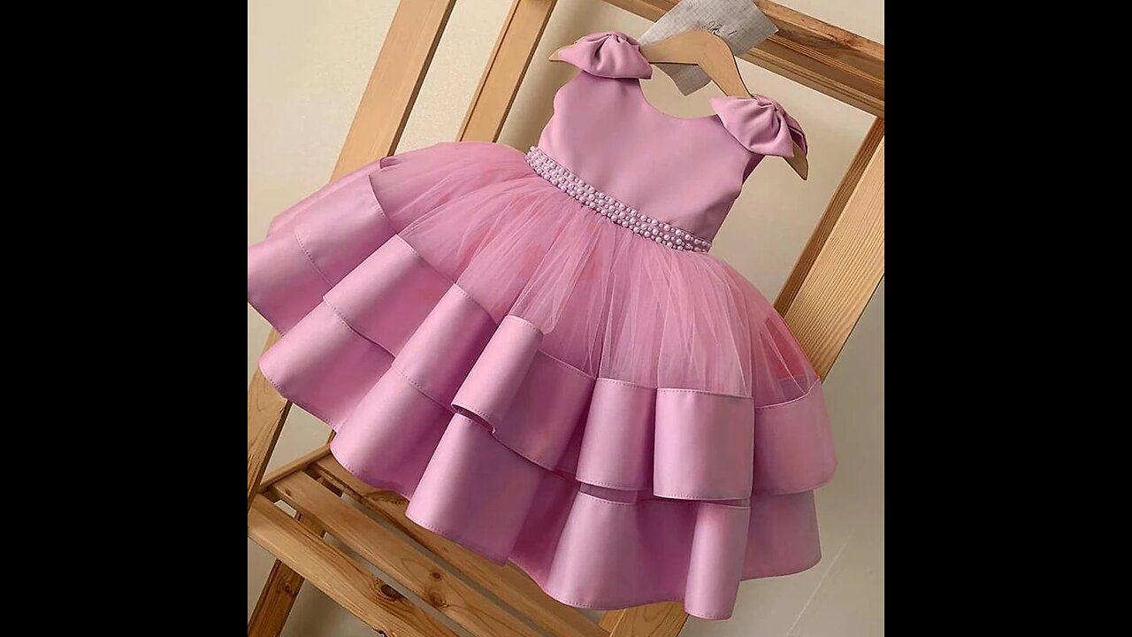 ANNUAL SALE! Toddler Girl Tulle Bow Dress Baby Elegant Princess