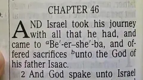 Genesis: Chapters 46-47