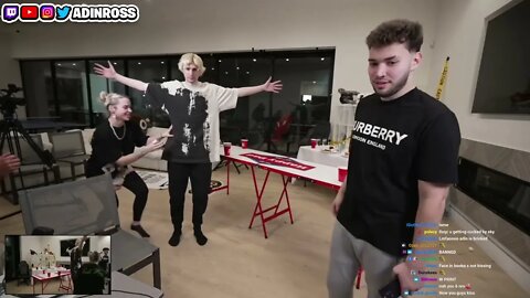 Adin Ross getting sus with XQC #shorts #shortvideo #adinross #xqc