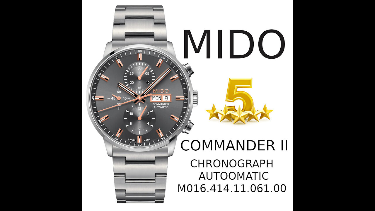 Mido Watch Commander II REVIEW and THOUGHTS Automatic Chronograph Jewelry Timepiece