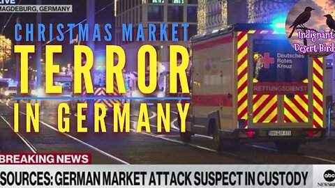 Christian market attacked in Magdeburg, Germany. Reports of 11 fatalities and 60 injuries. Pray
