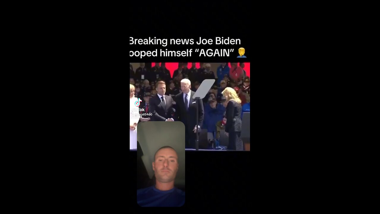 Biden poops himself live in France.