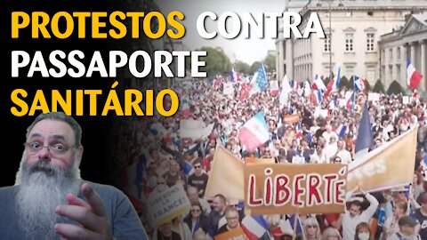 Protestos na frança e em várias outras cidades do mundo