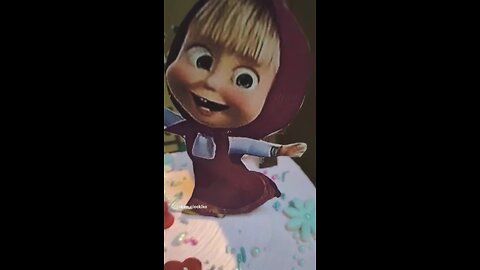 Masha and the bear cake