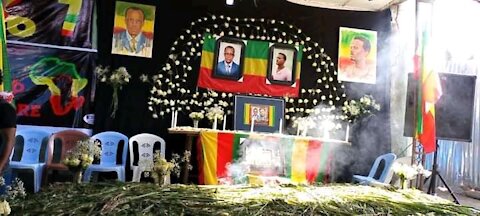 የእሸቴ ሞገስ እና የልጃቸው የይታገሱ እሸቴ የሽኝት ሥነ ሥርዓት ከሸዋሮቢት