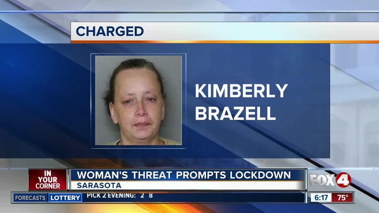 Port Charlotte woman accused of making a threat that led to a school lockdown