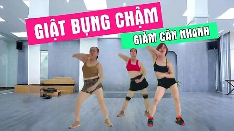 Bài tập aerobic giảm mỡ bụng cho người mới tập 2p | Chang aerobic