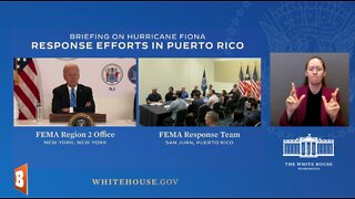 LIVE: President Biden Receives Hurricane Briefing...