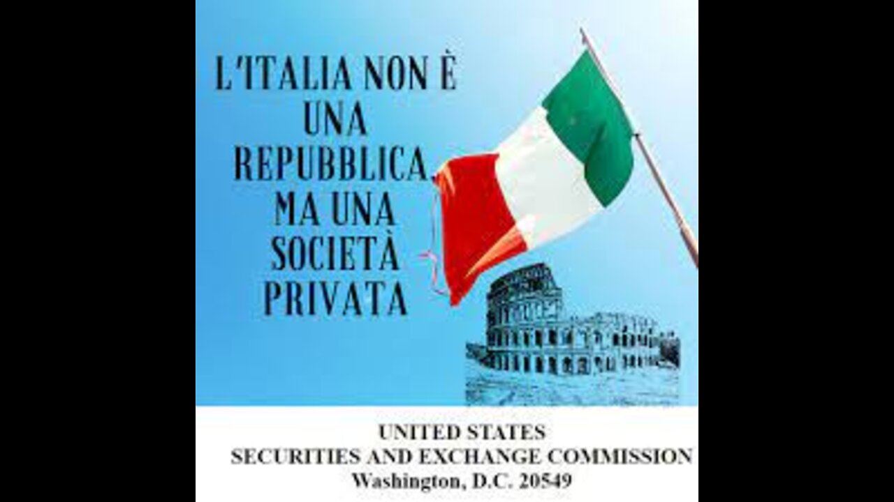 Dal 1933 l' ITALIA e' una Societa' Privata iscritta al S.E.C Americano