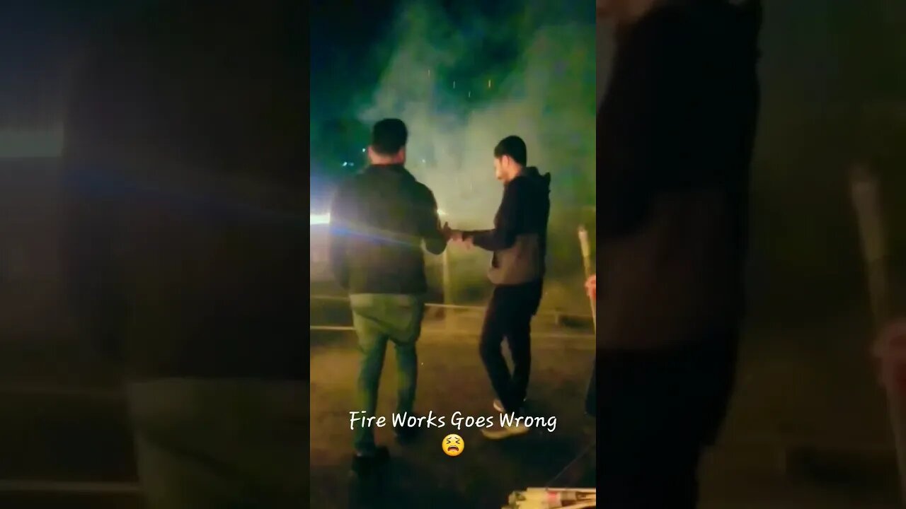 Fireworks Goes wrong #fireworks #wrong