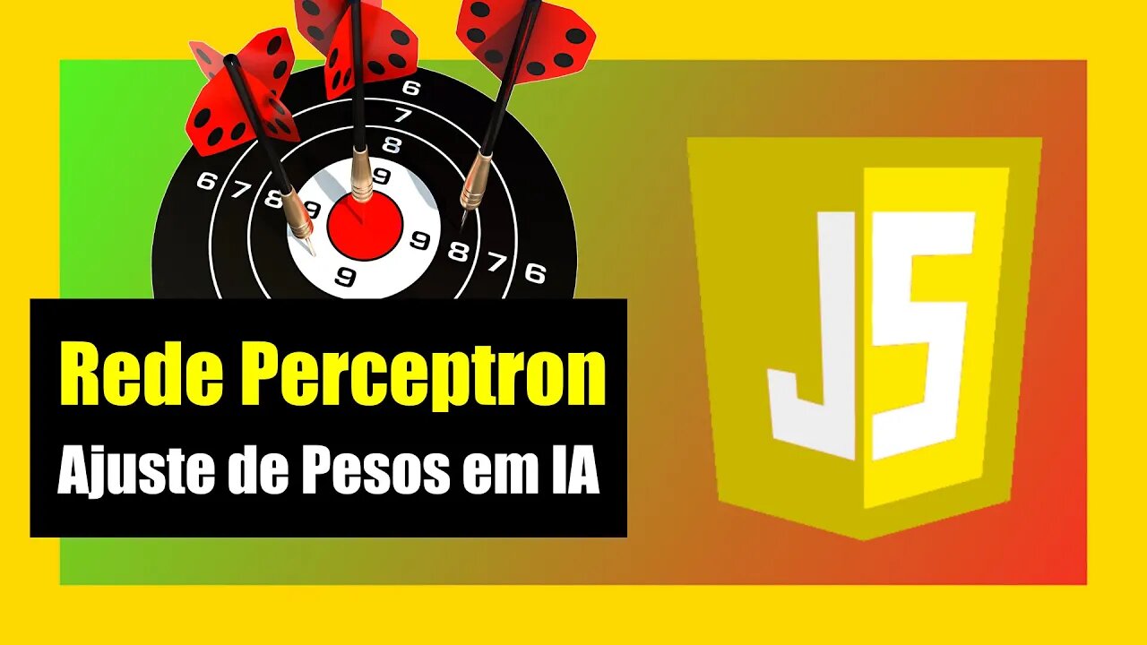 COMO TREINAR UMA REDE PERCEPTRON - INTELIGÊNCIA ARTIFICIAL COM JAVASCRIPT