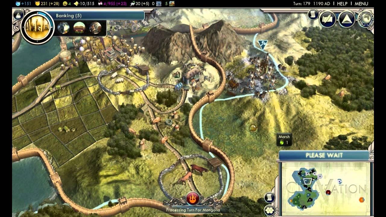 Civilization 5 part 7 Babylon [Science Victory]