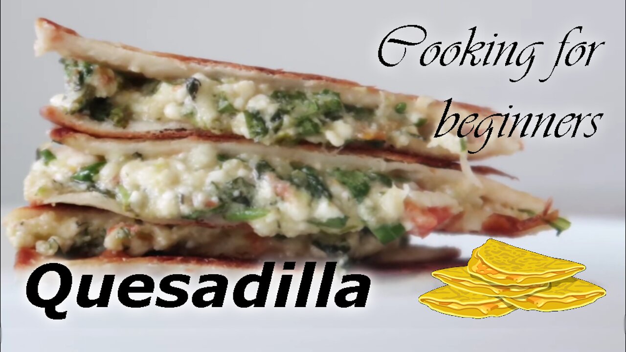 Make This Quick&Healthy Feta Cheese Quesadilla In Just Few Minutes