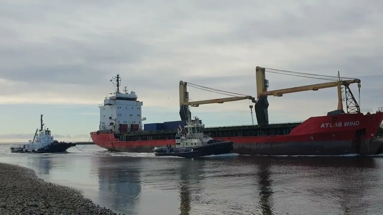 Ship Arrival, Devonport Tasmania. 29/06/2023.