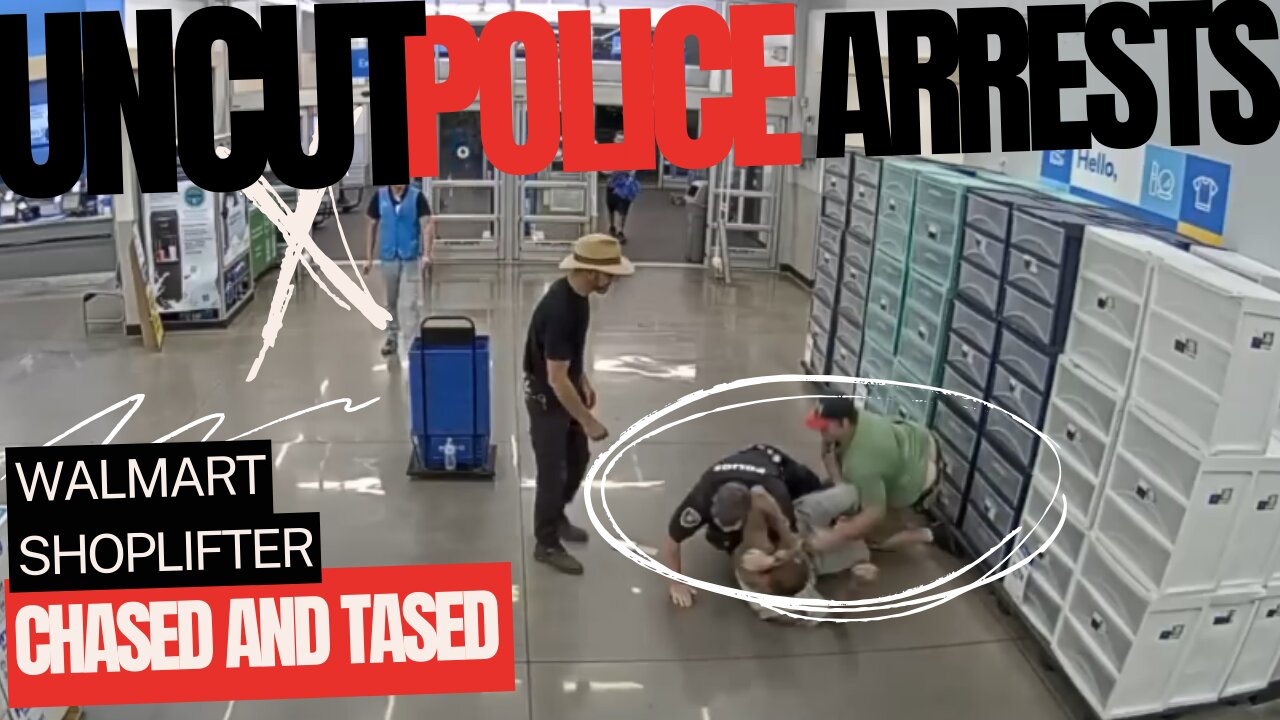 Walmart Shoplifter Chased and Tased After Self Checkout Scam