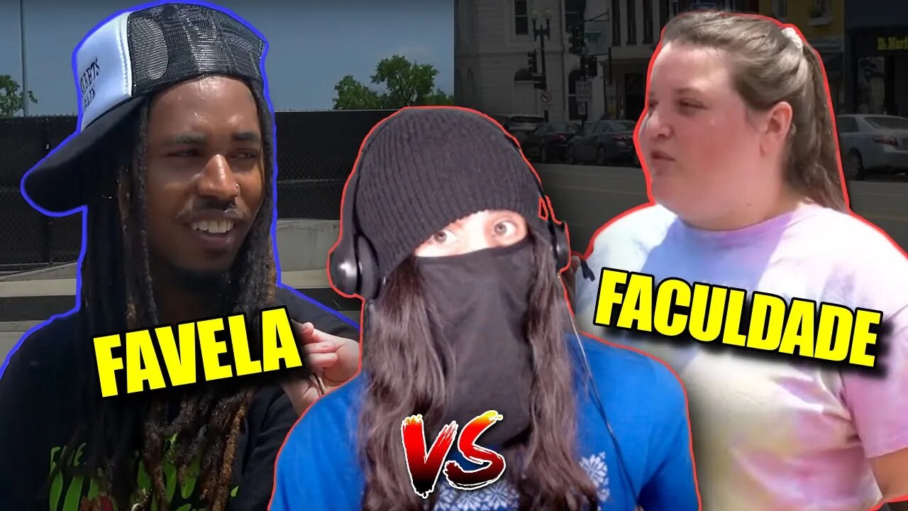 Voce NAMORARIA uma pessoa TR4NS? FAVELA VS FACULDADE Respondem - React