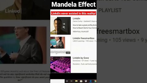 LinkdIn has never existed. It has always been LinkedIn. #mandelaeffect #mandelaeffectresidue