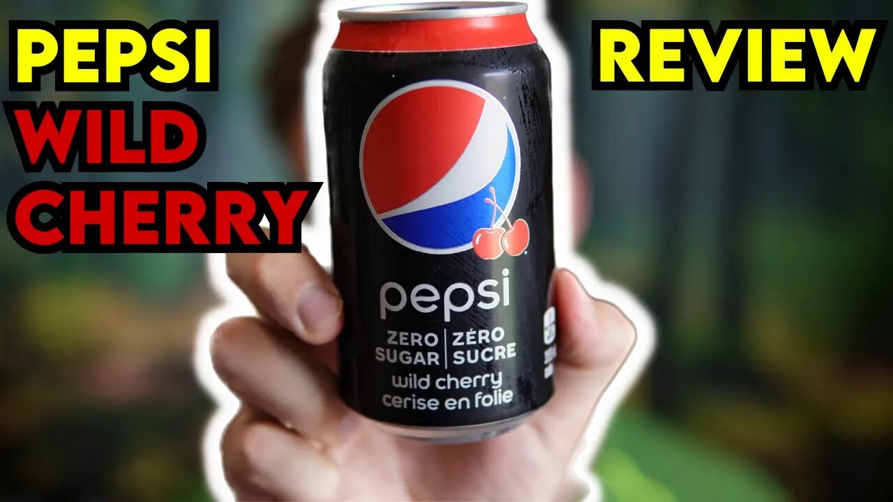 PEPSI Zero Sugar WILD CHERRY Review