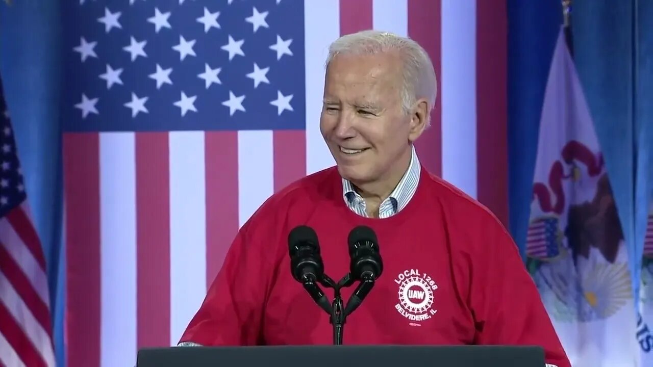 After Thump In The Audience, Biden Makes Bad Attempt At Joking To Press About Himself Falling Over