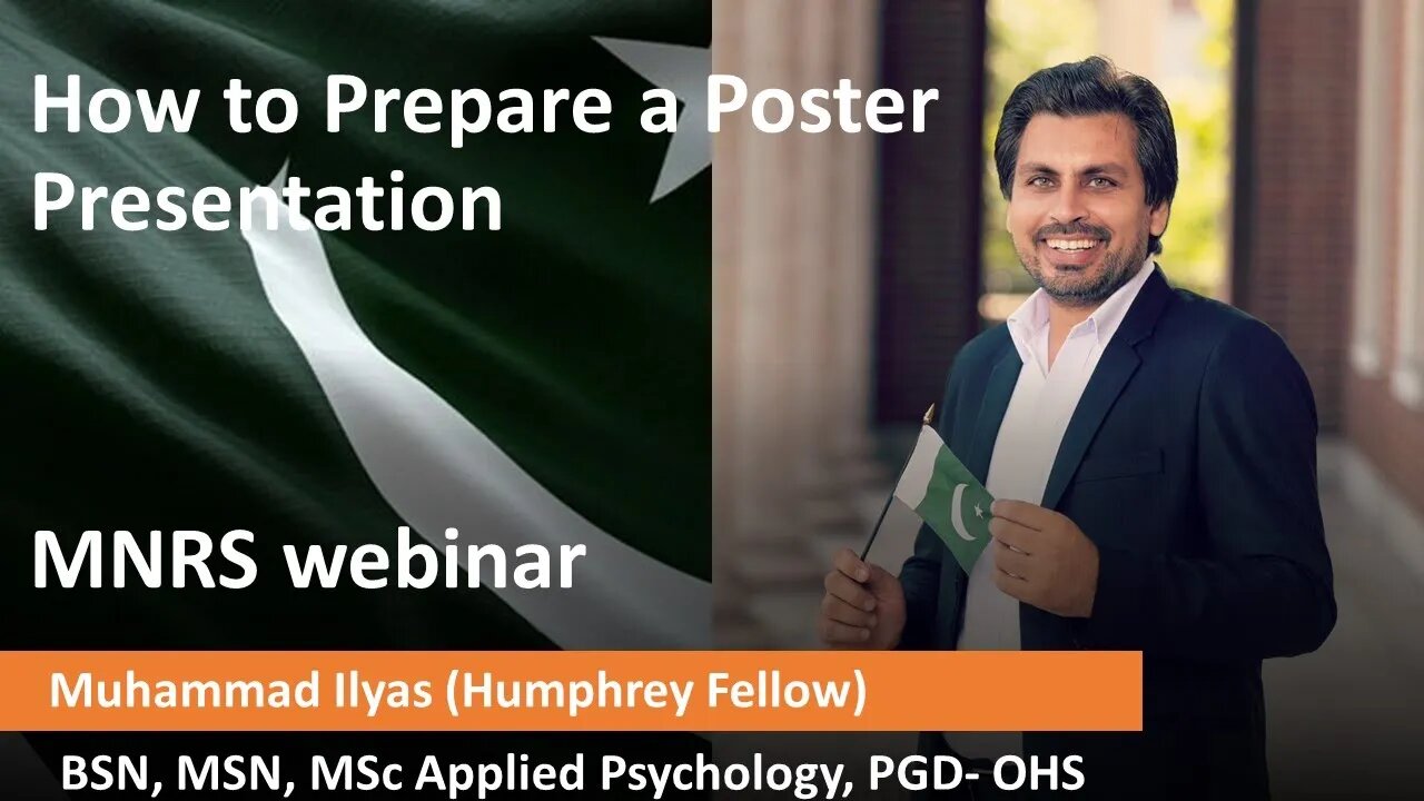 Poster Presentation Webinar | MNRS | How to prepare a Poster Presentation | Research