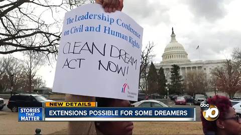 Extensions possible for DACA recipients