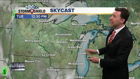 Michael Fish's NBC26 Storm Shield weather forecast