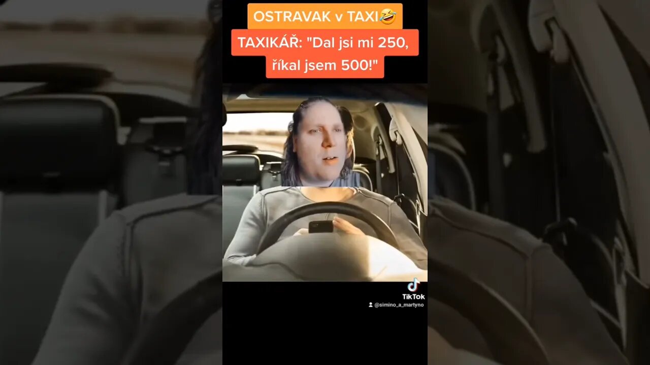 Když OSTRAVAK jede v TAXI 🤣 #funny