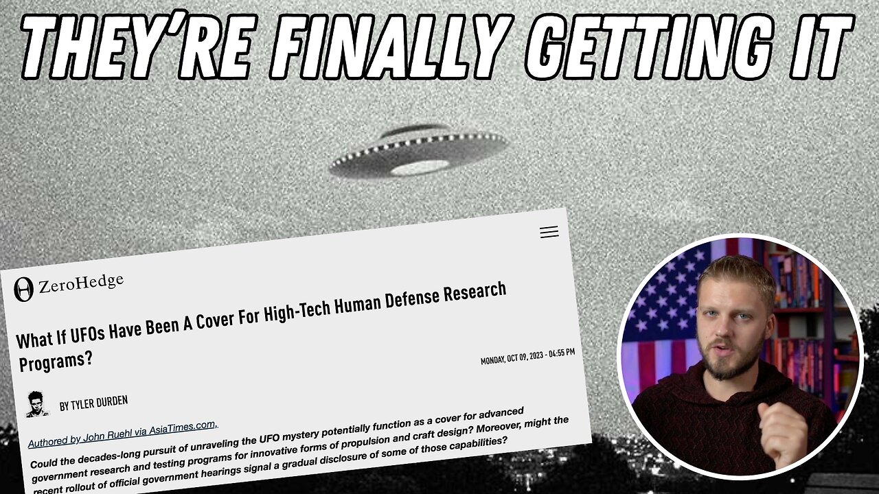 Journalists FINALLY Asking Deeper Questions About UFOs (Kind Of)
