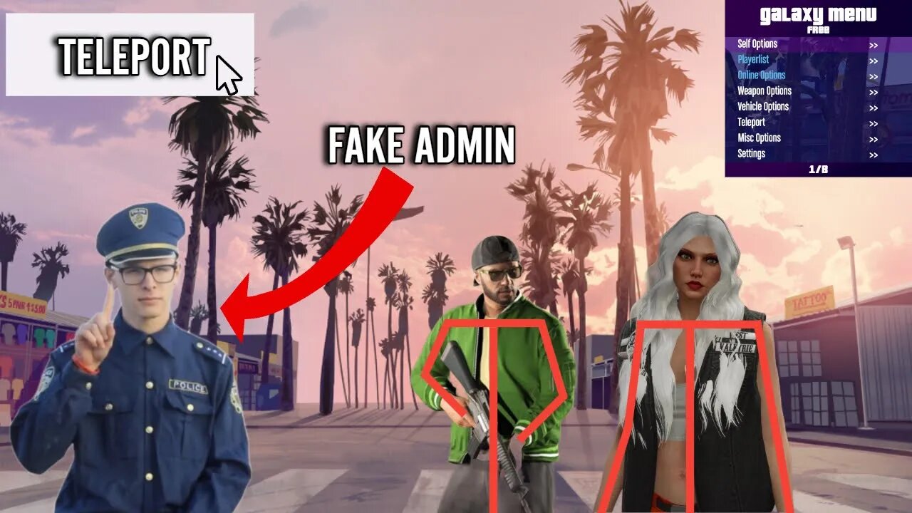 Playing Mind Games in GTA RP - Pretending to be an Admin