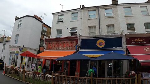 Filipino restaurants. Earl's Court London GoPro 11th July 2023