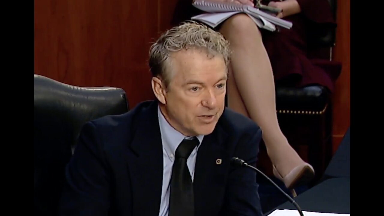 Rand Paul Rips Dr. Fauci over Mask "Theater"