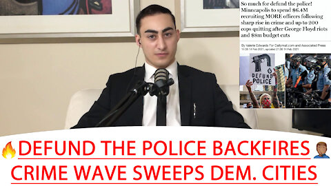 🔴 DEFUND THE POLICE BACKFIRES - CRIME WAVE SWEEPS DEM. CITIES 🤦🏽‍♂️ 🔥