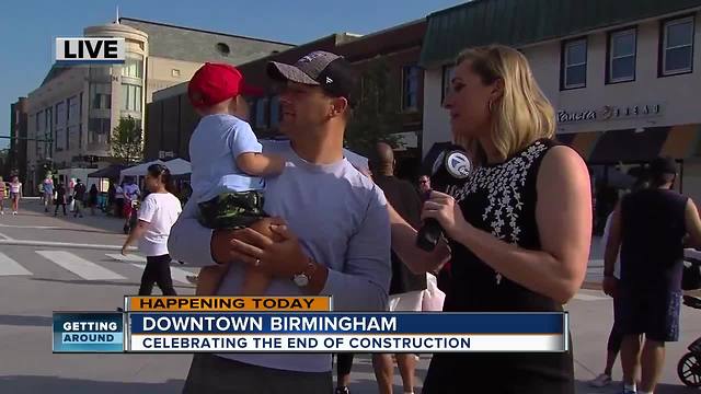 Celebrating downtown Birmingham's roads reopening