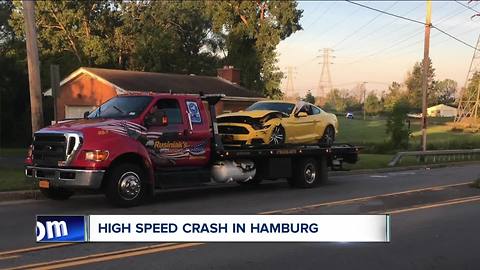 Deputies investigating high speed crash in Hamburg