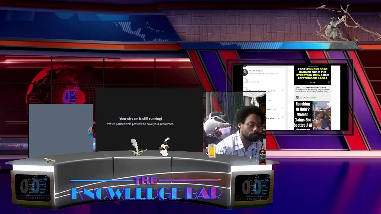 The Knowledge bar Back at it again!!! Trying something new this week pre taped eps