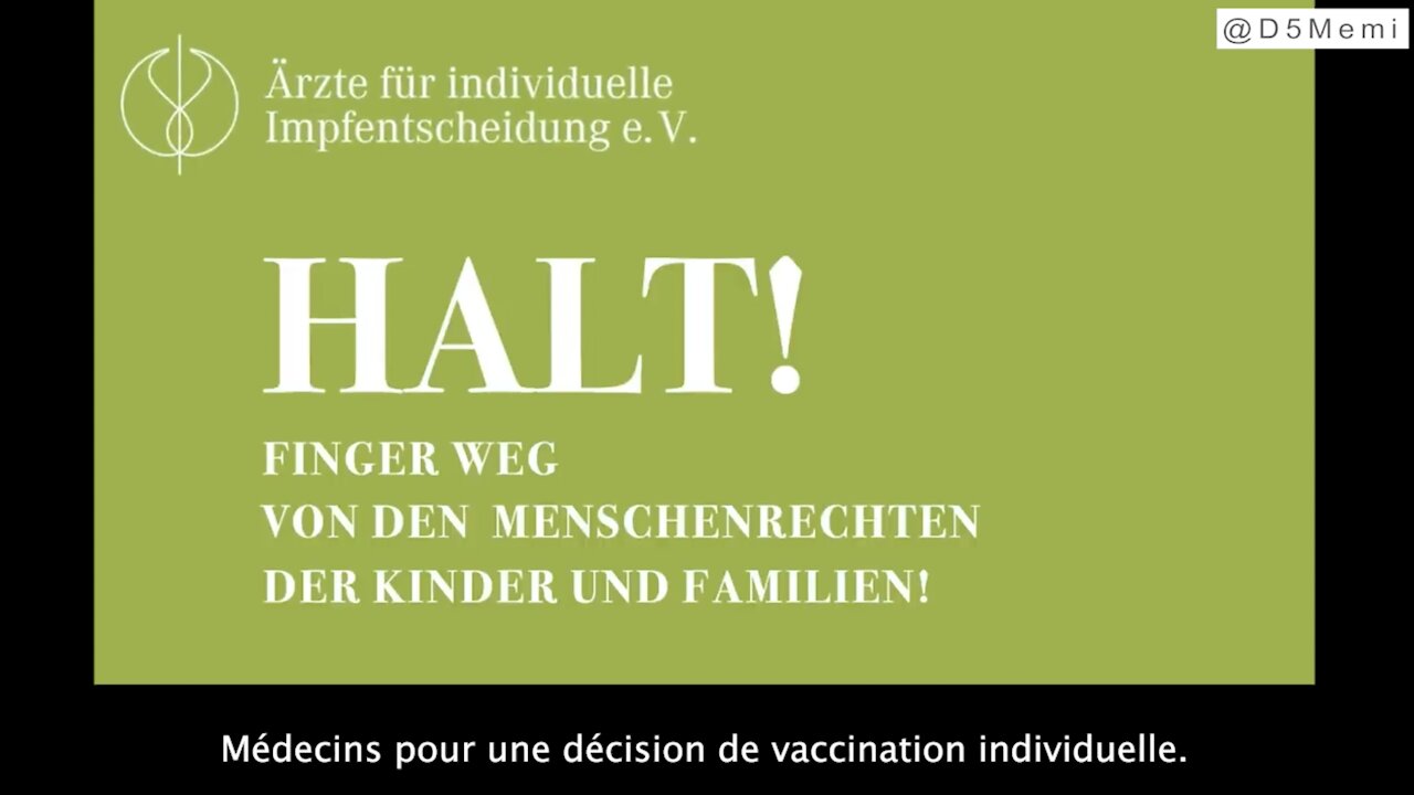 Halte! Refus de la vaccination obligatoire en 2021-22 pour les enfants scolarisés. ST Français.